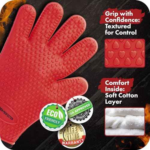 Silicone Smoker BBQ Gloves