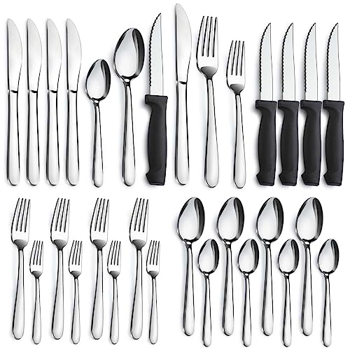 24 Piece Silverware Set (24 Count)