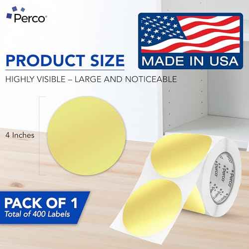 Metallic Gold Round Circle Dot Sticker 4