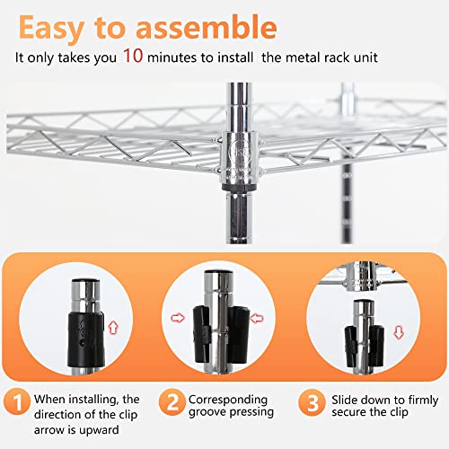 6 Tier Wire Shelf