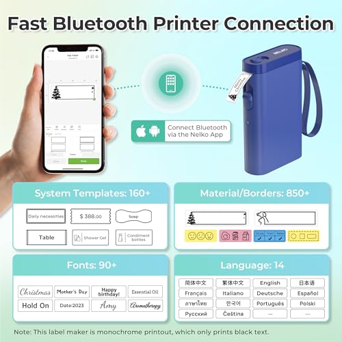 P21 Label Maker Machine with Tape