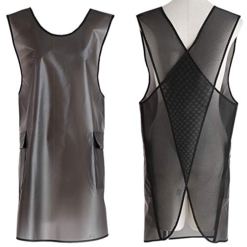 100% Waterproof Cross Back Apron With Pockets For Women Men Dishwashing