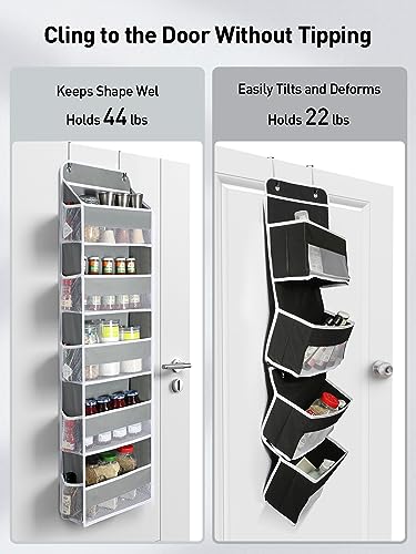 1 Pc Over the Door Organizer with 5 Bins 10 Side Pockets