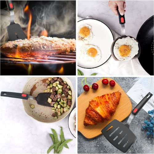 Silicone Spatula Turner Set of 4 (4 Count)