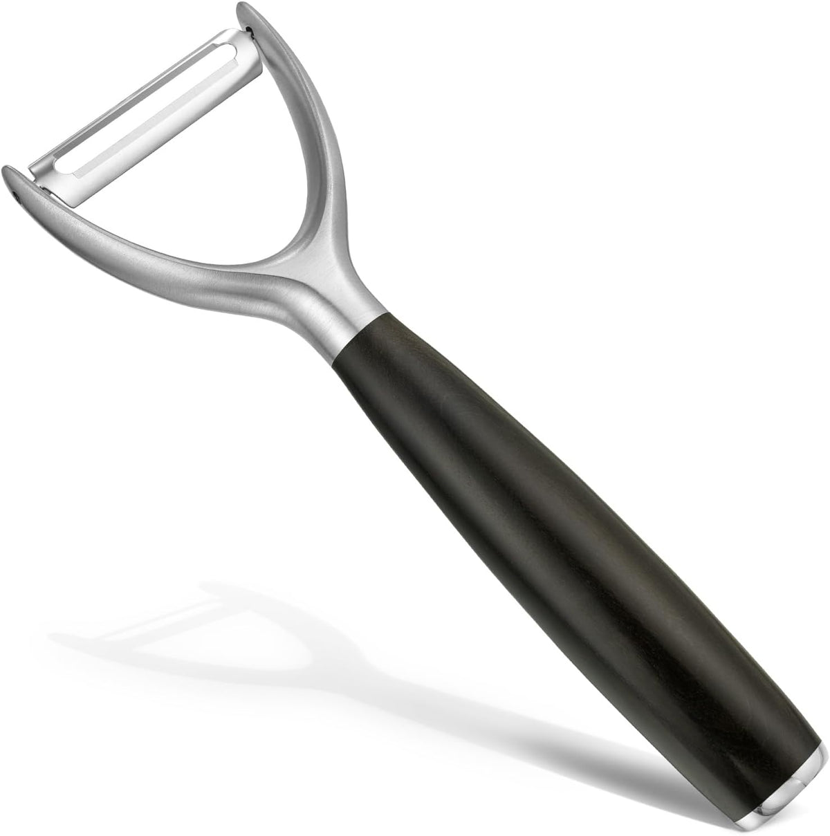 Premium Y Type 304 Stainless Steel Multifunctional Kitchen Peeler Real Wood Handle Ultra Sharp Blade Vegetable Potato Apple（Agarwood） - Culinary Roots