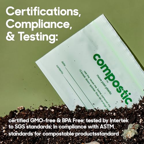 Compostable Snack Bags (100 Count)