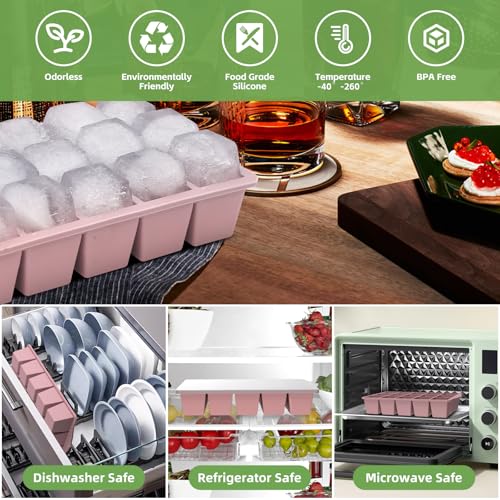 Silicone Ice Cube Tray (2 Count)