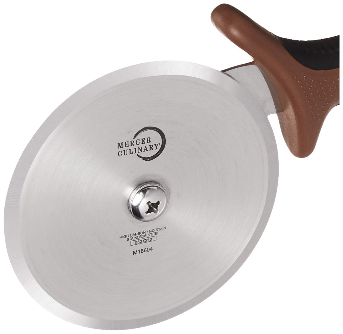 Millennia Pizza Cutter with Brown Handle