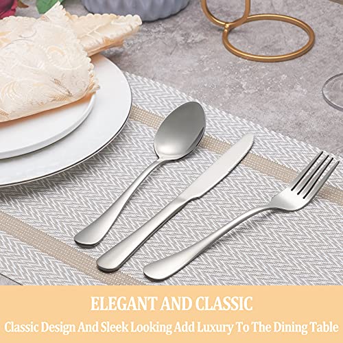 50 Piece Silverware Set Service for 10 (10 Count)