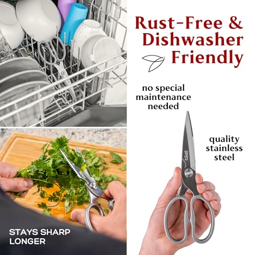 Premium Kitchen Scissors All Stainless Steel