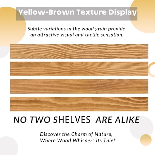 Rustic Floating Shelves 36 inch Long 8 inch deep Set of 2 (2 Count)