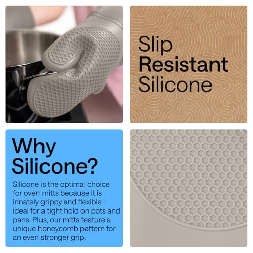 Silicone Oven Mitts (2 Count)