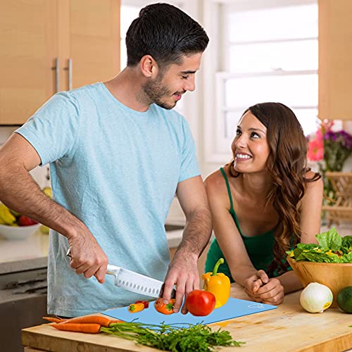 Flexible Plastic Cutting Board Set of 3 Gradient Color (3 Count)