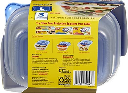 GladWare Deep Dish Food Storage Containers (18 Count)