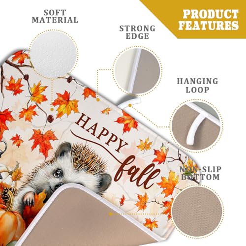 Happy Fall Dish Drying Mat