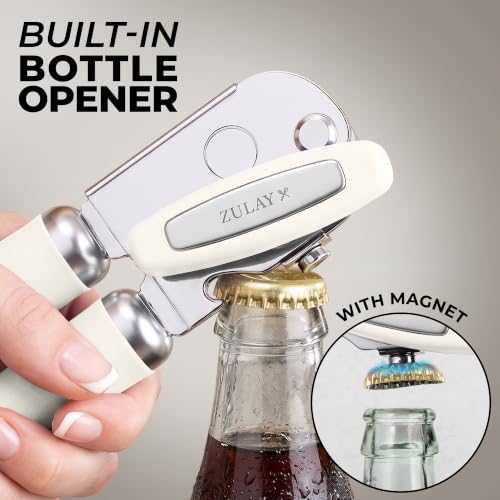 Stainless Steel Swing Open Manual Can Opener Comfortable Grip