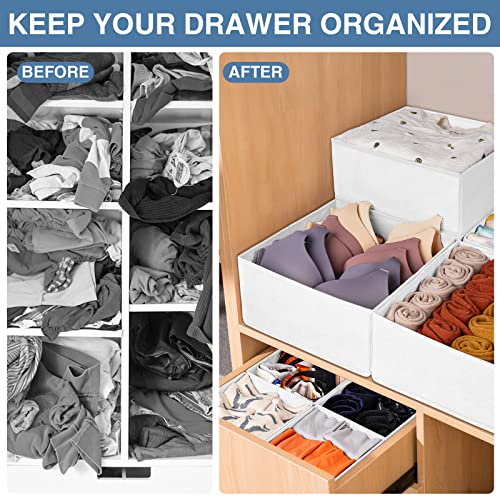 Drawer Organizer Clothes 12 Pack (12 Count)