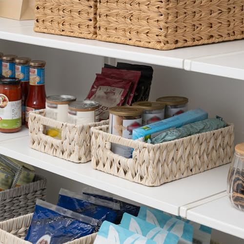 Wicker Baskets for Organizing (2 Count)