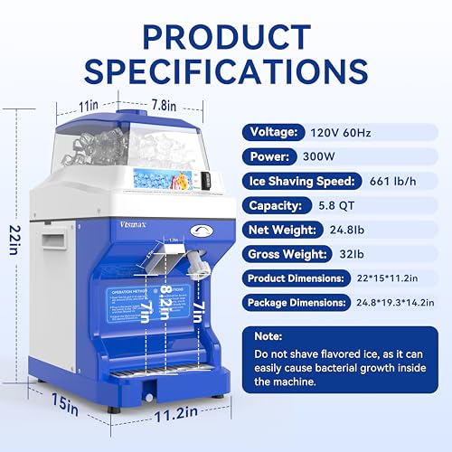 Ice Shaver Machine 300W