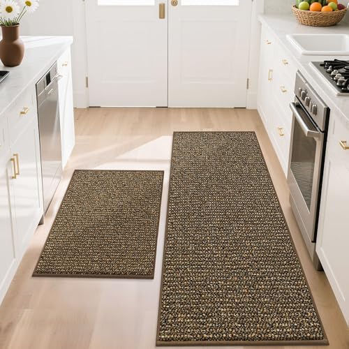 Kitchen Rugs and Mats 2PCS Non (10.4 Sq Ft)