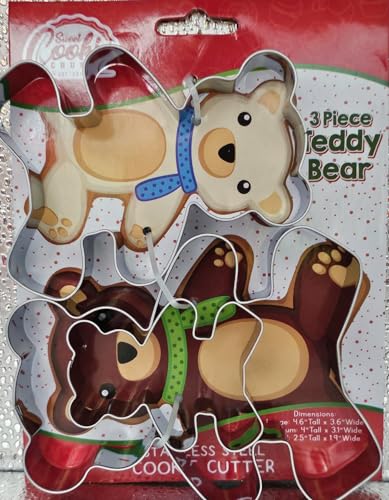 Teddy Bear Cookie Cutter Set