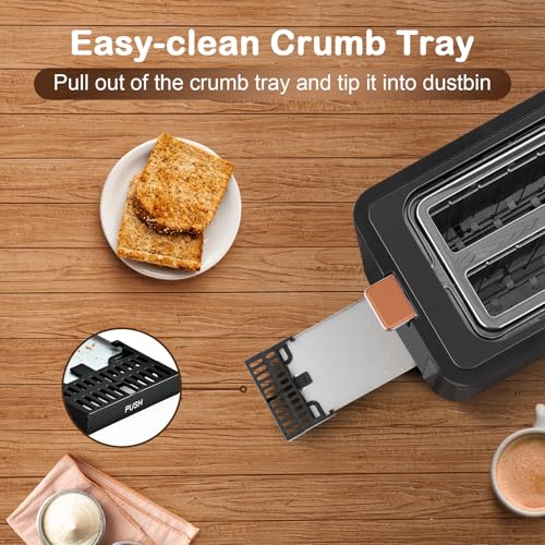 Toaster 2 Slice Stainless Steel Body Timer