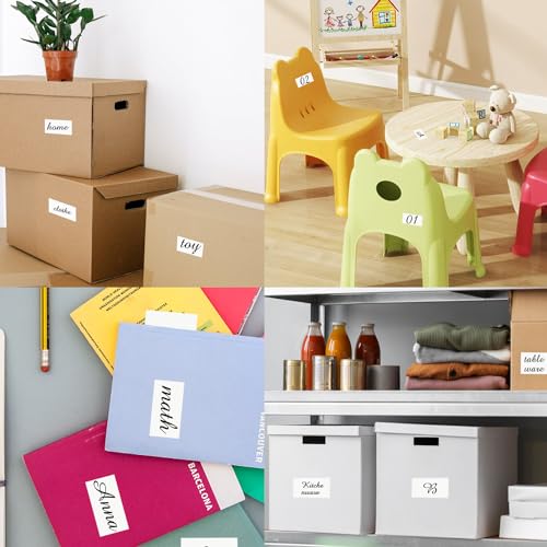 Colored Labels Stickers 3 x 2 Inch