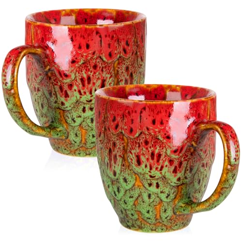 Set of 2 Durable 16 oz Coffee Mugs (2 Count)