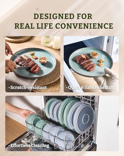 Meteor 18 Piece Stoneware Dinnerware Set