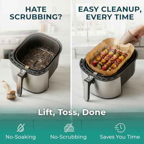 Cathy Yoder's Large Rectangle Air Fryer Liners