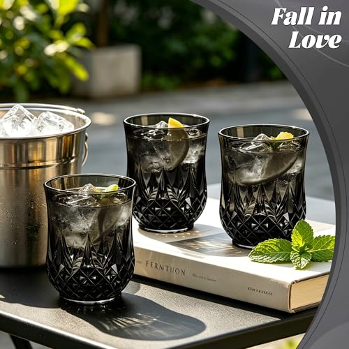 40 Pack Plastic Stemless Wine Glasses (40 Count)