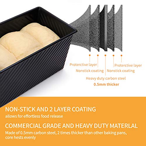 Pullman Loaf Pan with Lid 2 Pcs (2 Count)