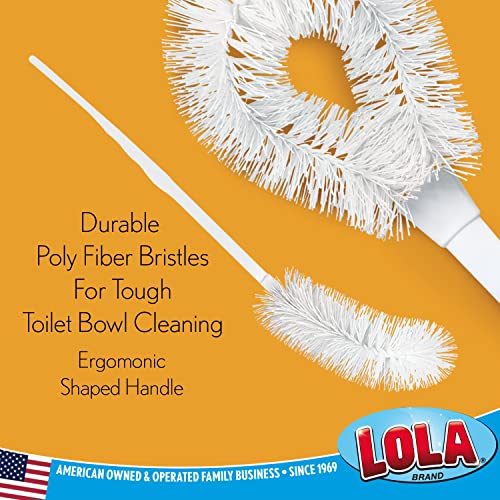 Toilet Bowl Brush Curved Head (3 Count)