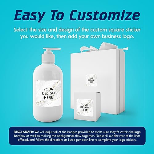 100 Custom Vinyl Stickers (100 Count)