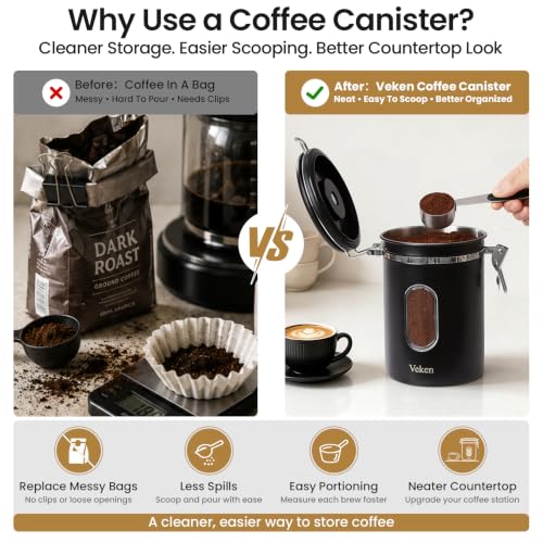 Coffee Canister with Window