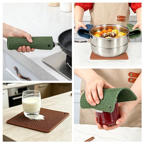 Silicone Trivets for Hot Dishes (4 Count)