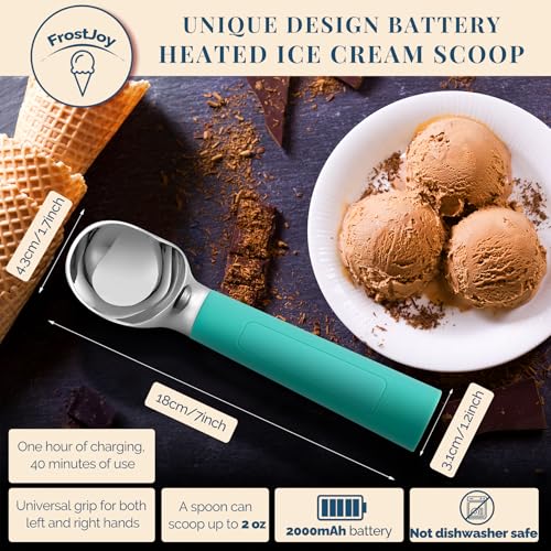 Heated Ice Cream Scoop Rechargeable