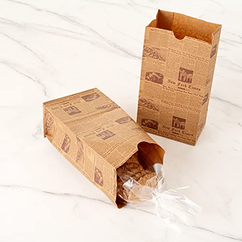 Kraft Paper Newsprint Bag (100 Count)