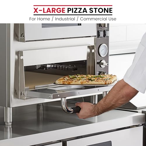 22 x 14 Inch Extra Large Pizza Stone for Oven and Grill