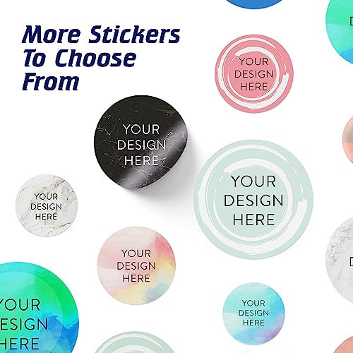 Custom Vinyl Stickers Your Image (100 Count)