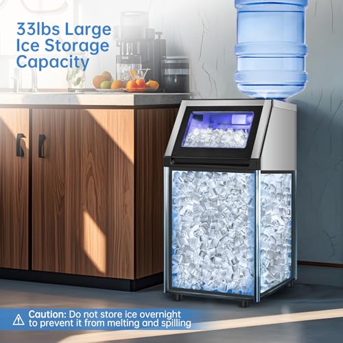200 lbs High Output Ice Maker Undercounter Built