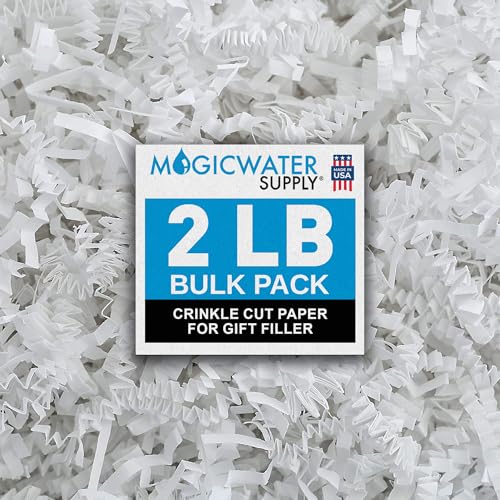 MagicWater Crinkle Cut Paper Gift Basket Filler (32 Ounce)