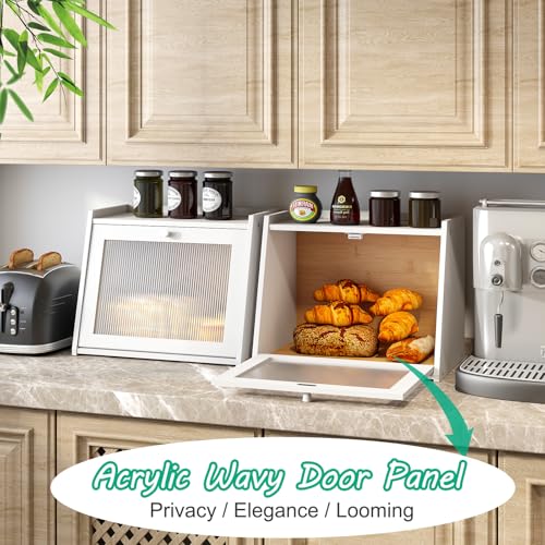 Large Bread Box for Kitchen Counter