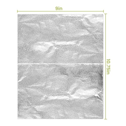 200 Pre Cut Aluminum Foil Sheets