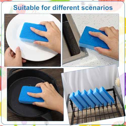 50 Pcs Individually Wrapped Sponges for Airbnb Apartment Blue (50 Count)