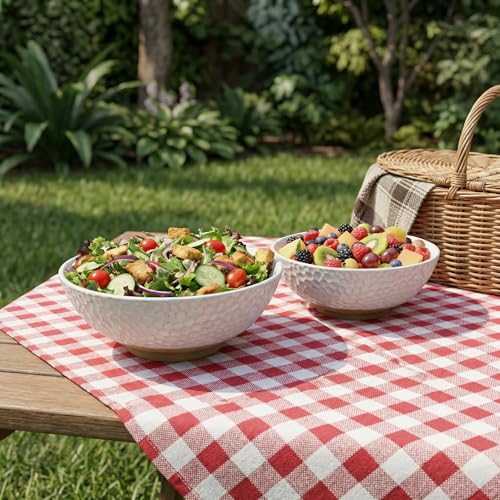 Large Ceramic Dinner Bowl Set