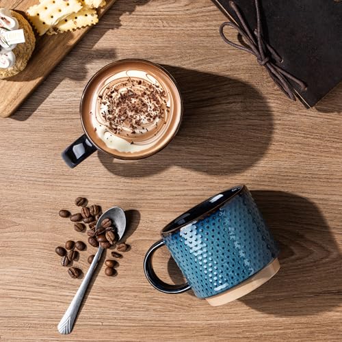 15 OZ Stackable Coffee Mugs Set of 4 (4 Count)