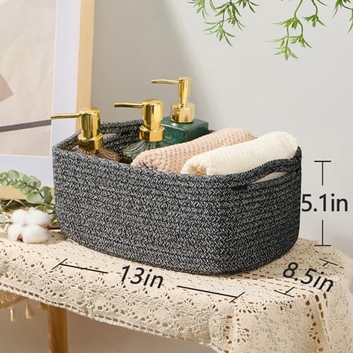 Small Storage Baskets for Organizing (3 Count)