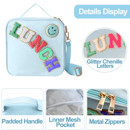Insulated Lunch Bag With Adjustable Shoulder Strap