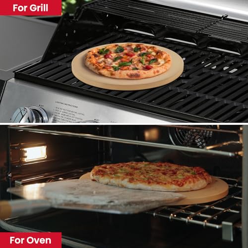 10.25" Round Pizza Stone for Oven